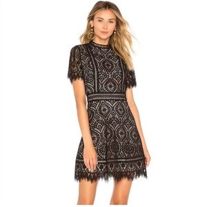Elegant Black Lace Dress